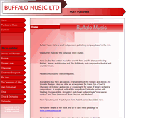 Tablet Screenshot of buffalomusic.co.uk